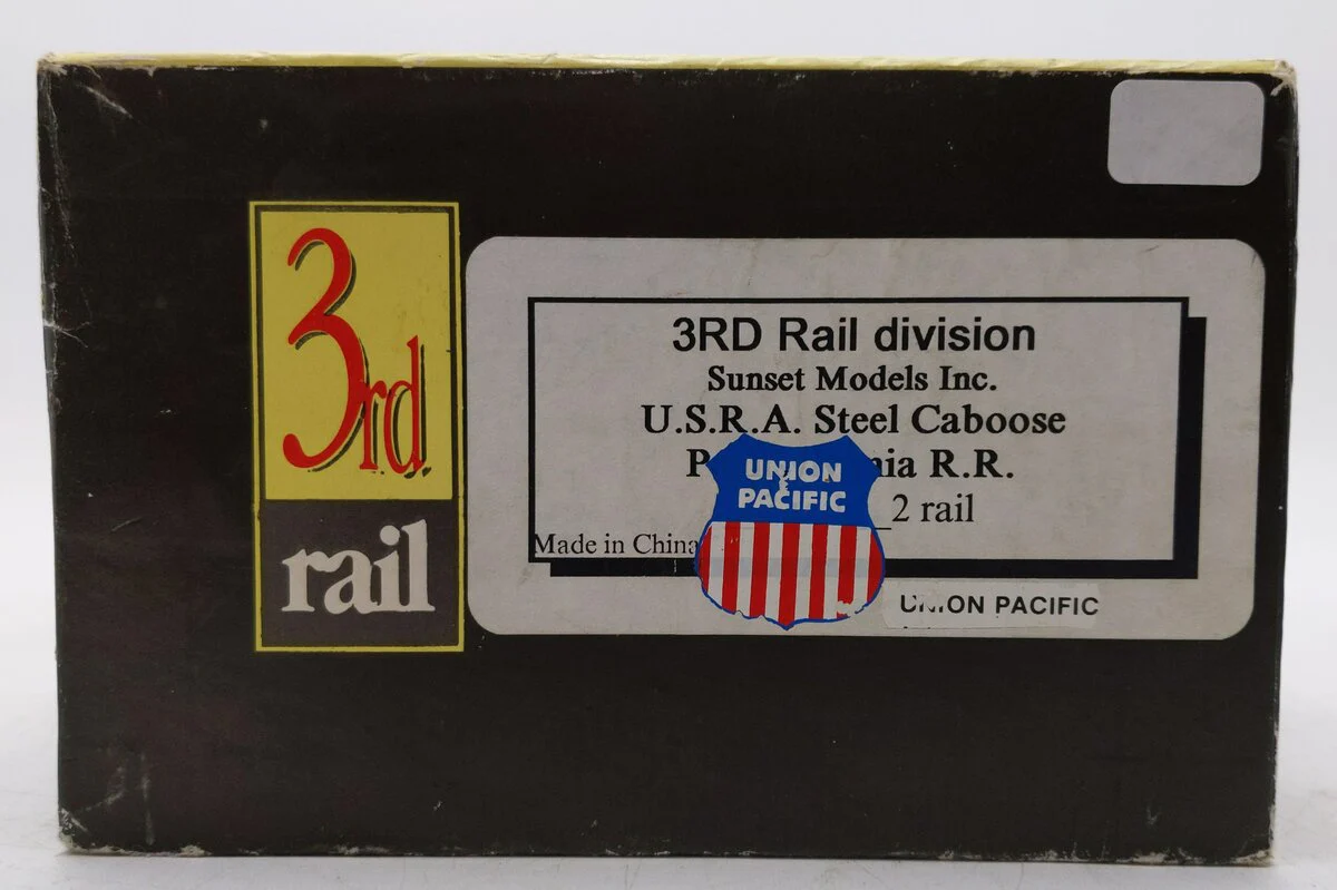 3rd Rail 3728 O Gauge Brass Union Pacific USRA Steel Caboose #3728 VG/Box - Image 7