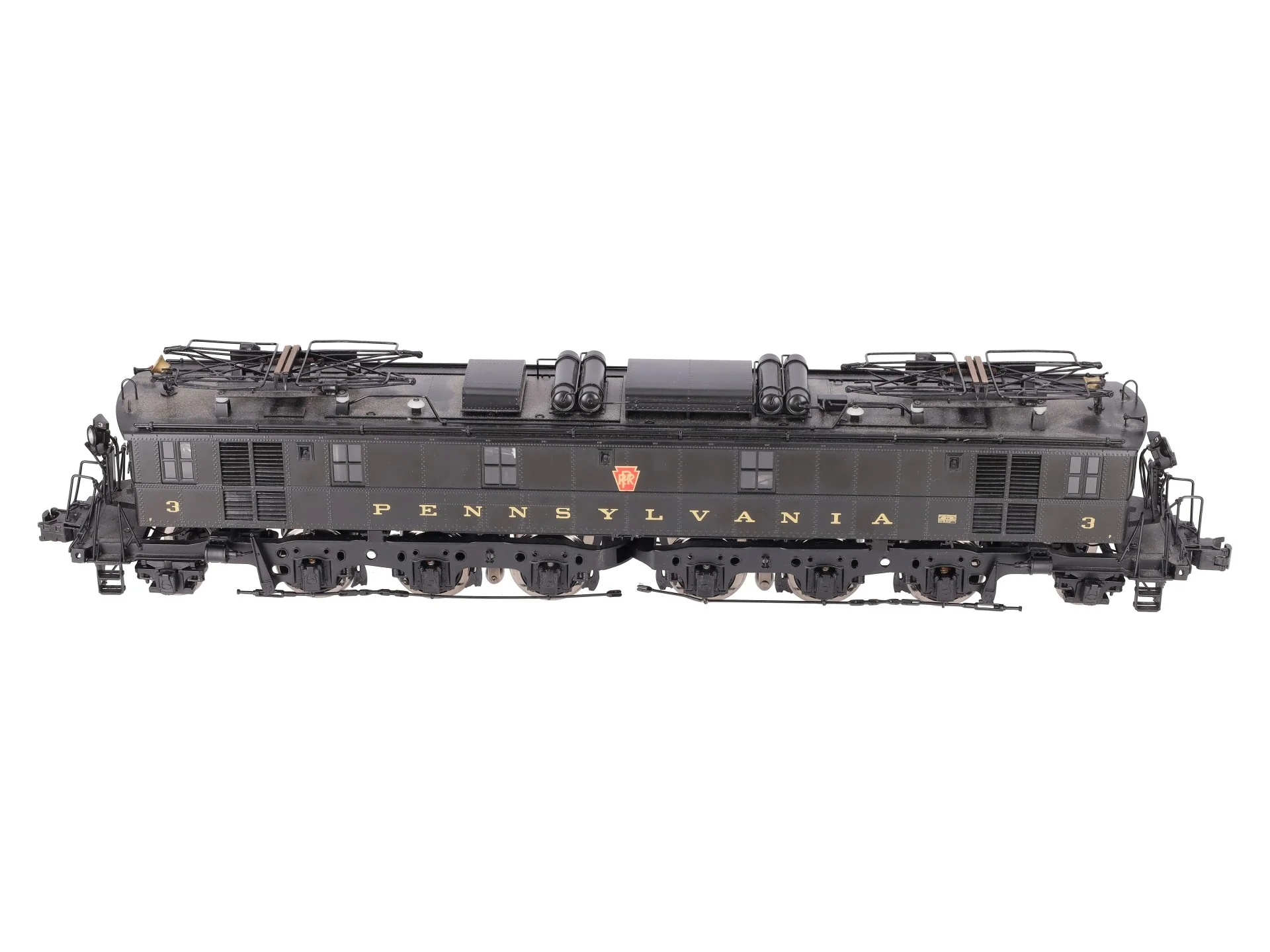 3rd Rail O Brass Pennsylvania FF-2 Electric Locomotive #3 EX/Box - Image 7