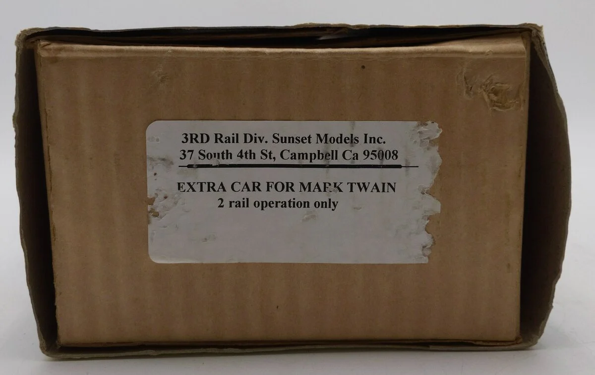 3rd Rail O Scale 2-Rail Brass Huckleberry Finn Passenger Car- Custom/Box - Image 5