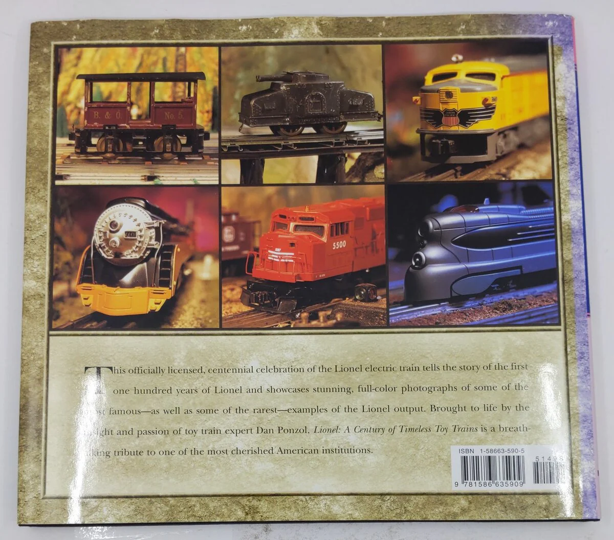 A Century Of Lionel Timeless Toy Trains Hardcover Book By Dan Ponzol VG - Image 2