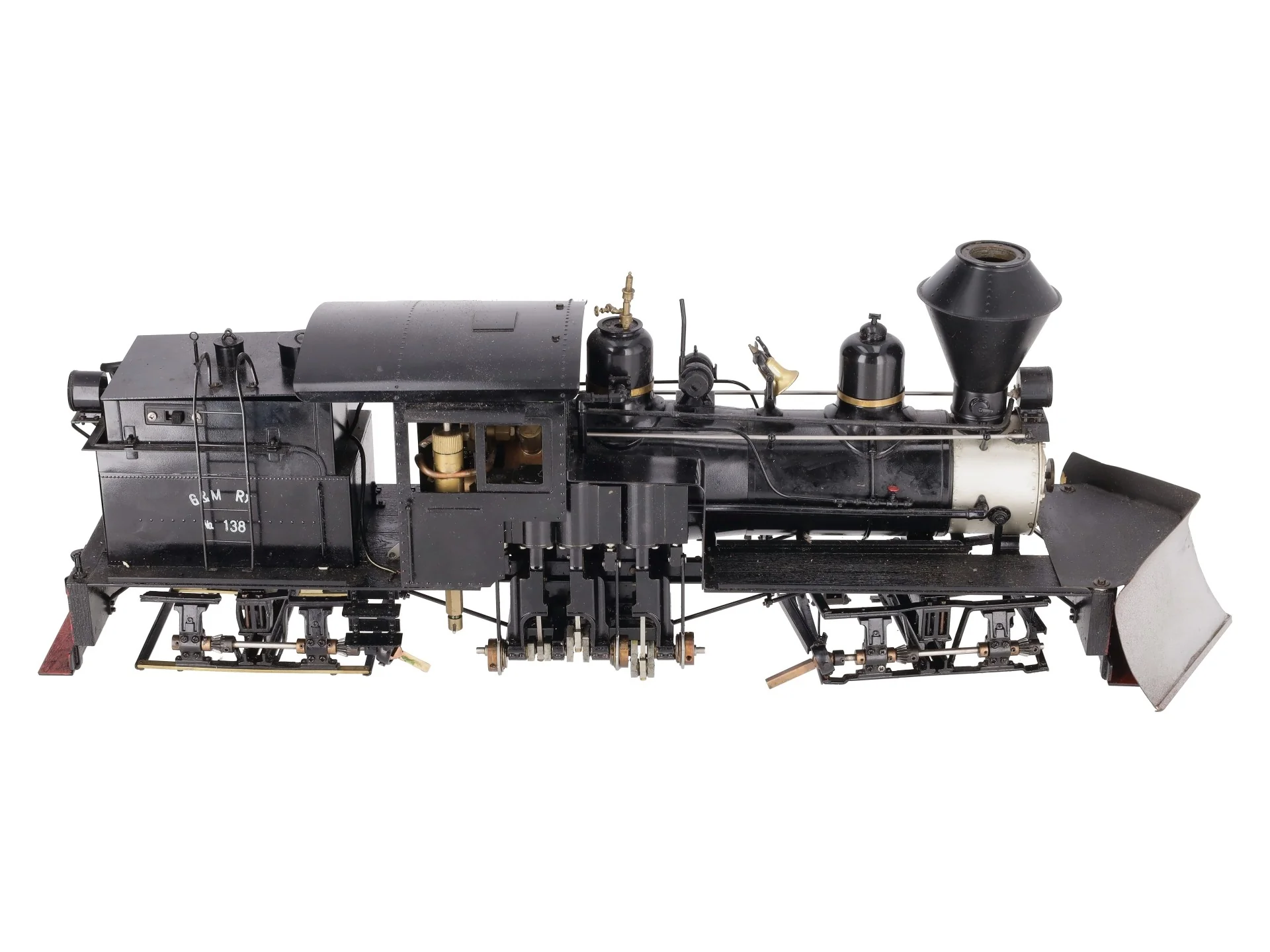 Accucraft AC77-210 1:20.3 Motifide Shay - 3-Cylinder Live Steam, Unlettered VG - Image 8