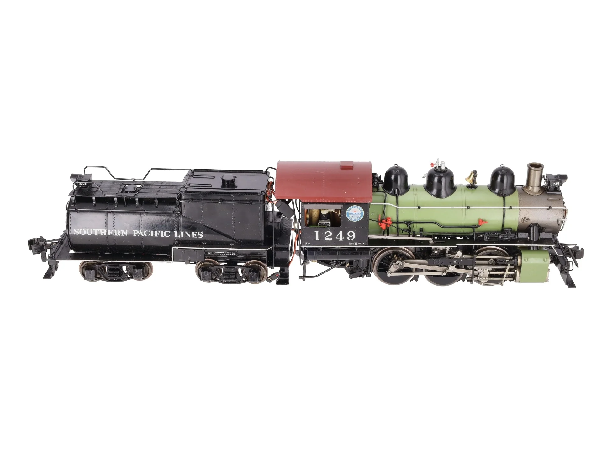 Accucraft AL97-021 Live Steam 1:32 Southern Pacific 0-6-0 Engine & Tender #1249 EX - Image 10