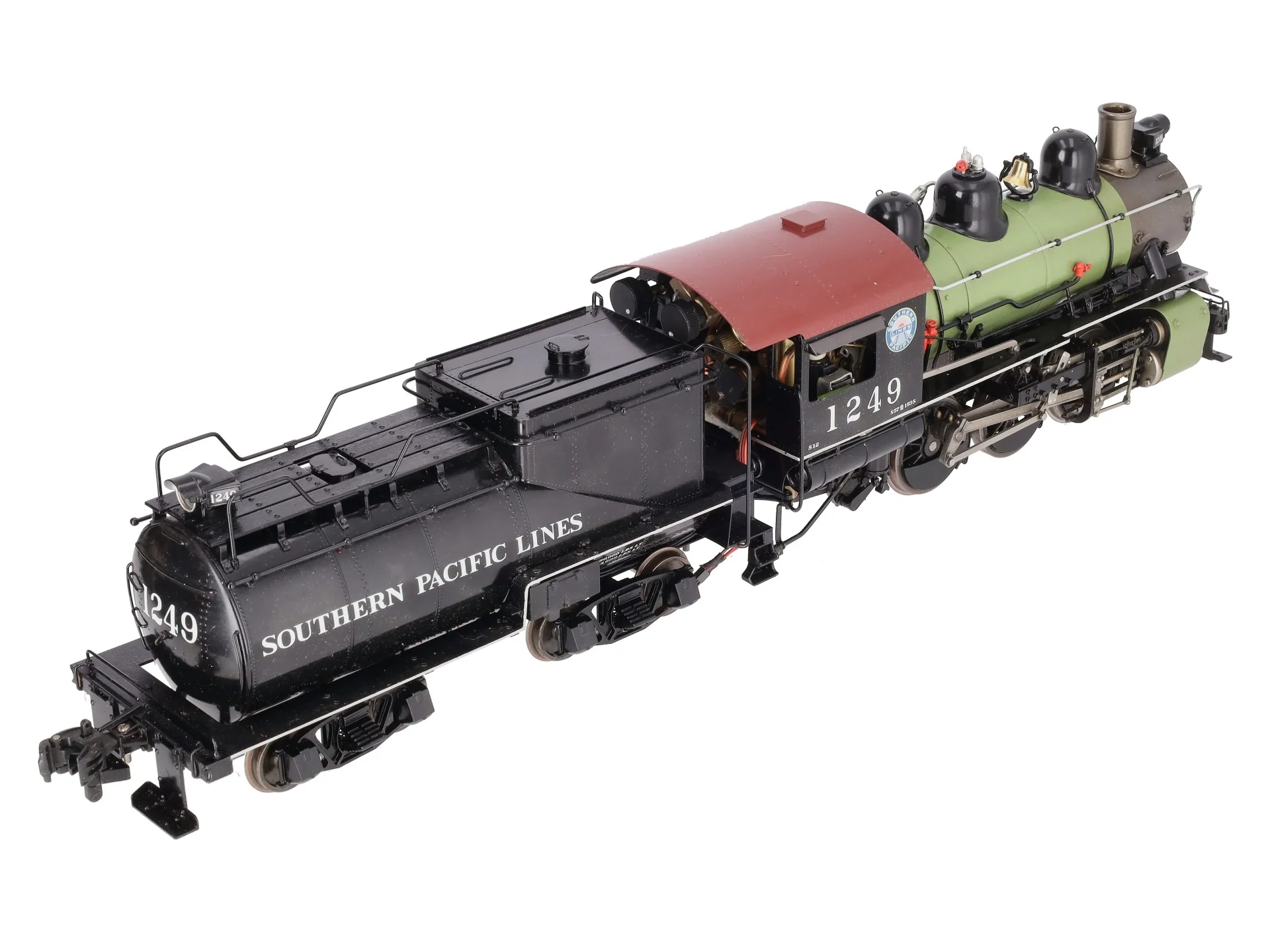 Accucraft AL97-021 Live Steam 1:32 Southern Pacific 0-6-0 Engine & Tender #1249 EX - Image 9