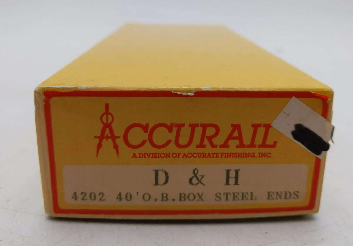 Accurail 4202 HO Scale D&H HO 40' OB Boxcar Kit - Steel Ends NIB - Image 2