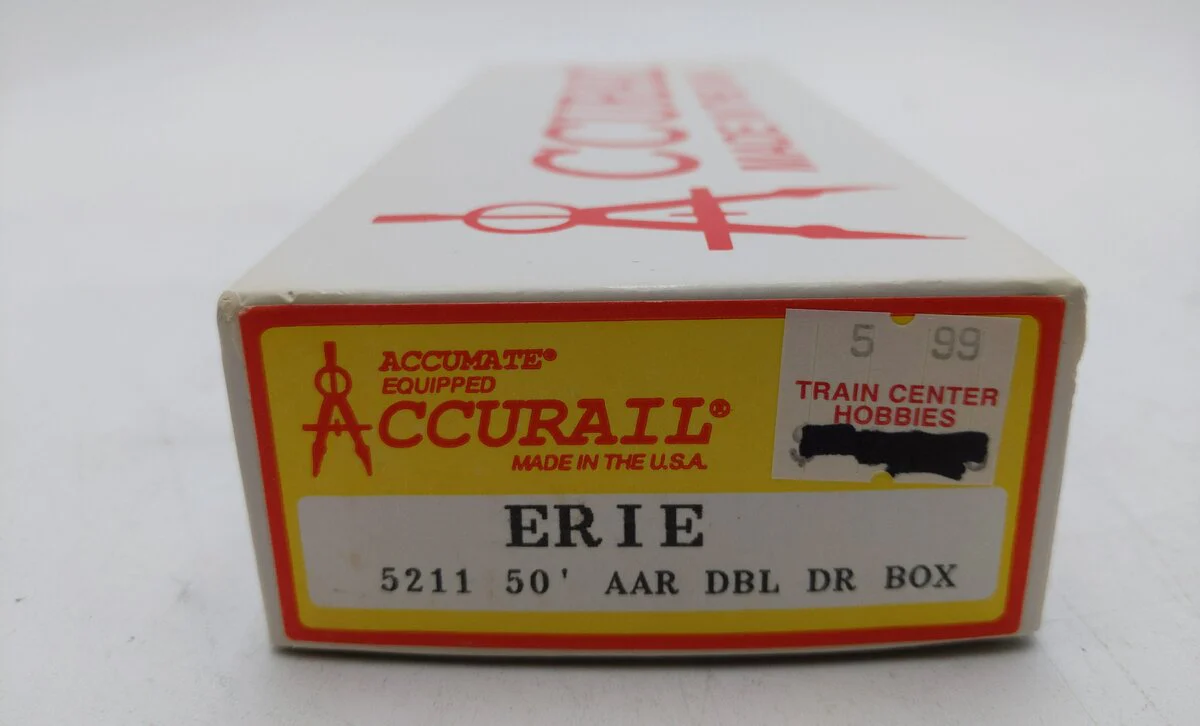 Accurail 5211 HO Erie 50' aar DBL DR Box Kit NIB - Image 2