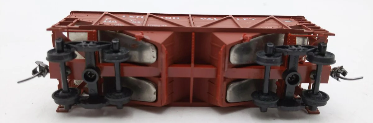 Accurail 92712 HO Scale Lehigh Valley Wood Side Twin Hopper EX/Box - Image 3