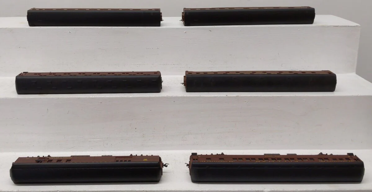 AHM HO Scale Passenger Cars-Baggage, Sleeper, Combo, & Coach #118/462 [6] EX/Box - Image 3
