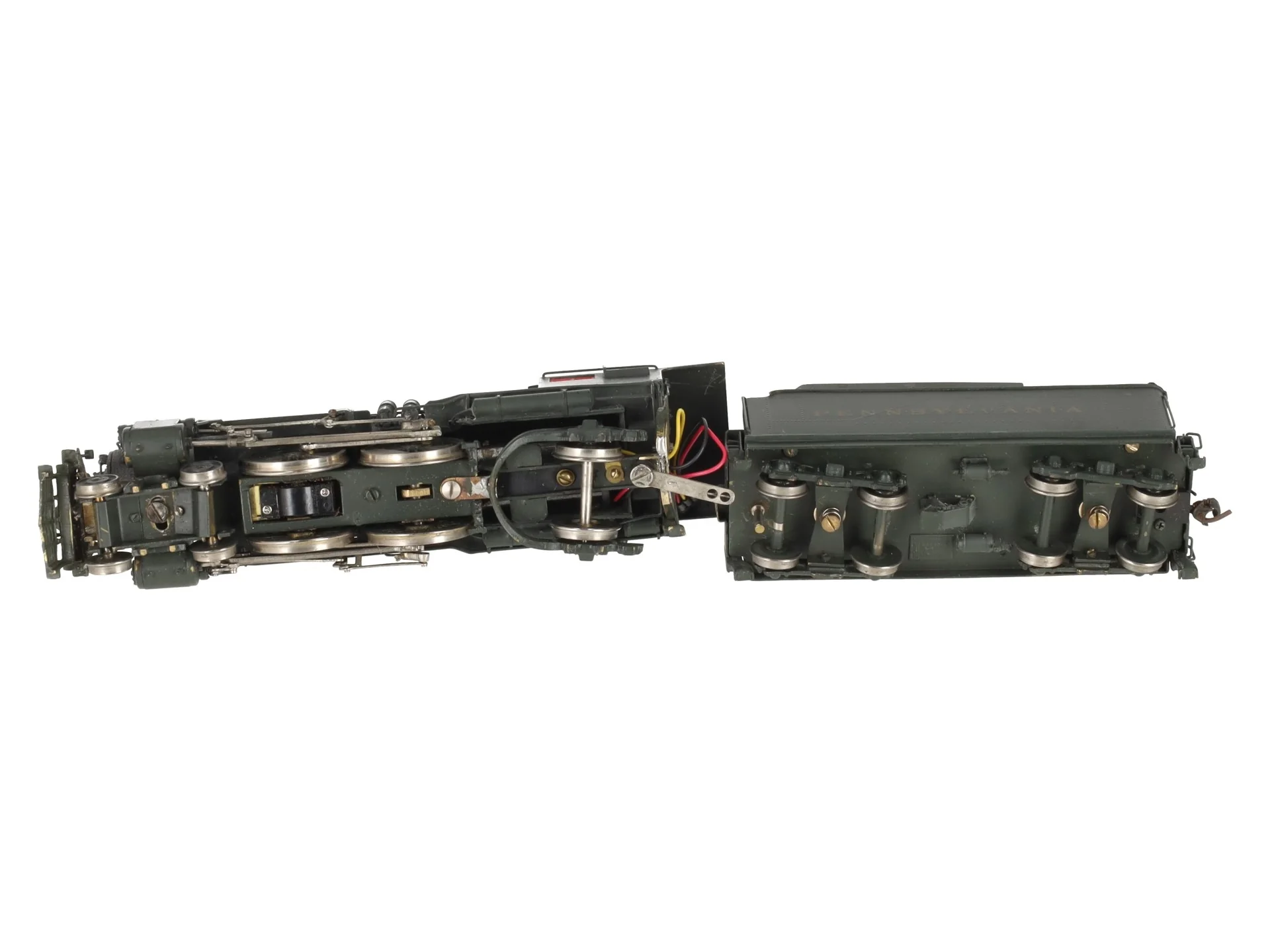 Alco Models HO BRASS PRR E-5 4-4-2 Steam Locomotive & Tender w/ DCC/Box - Image 10