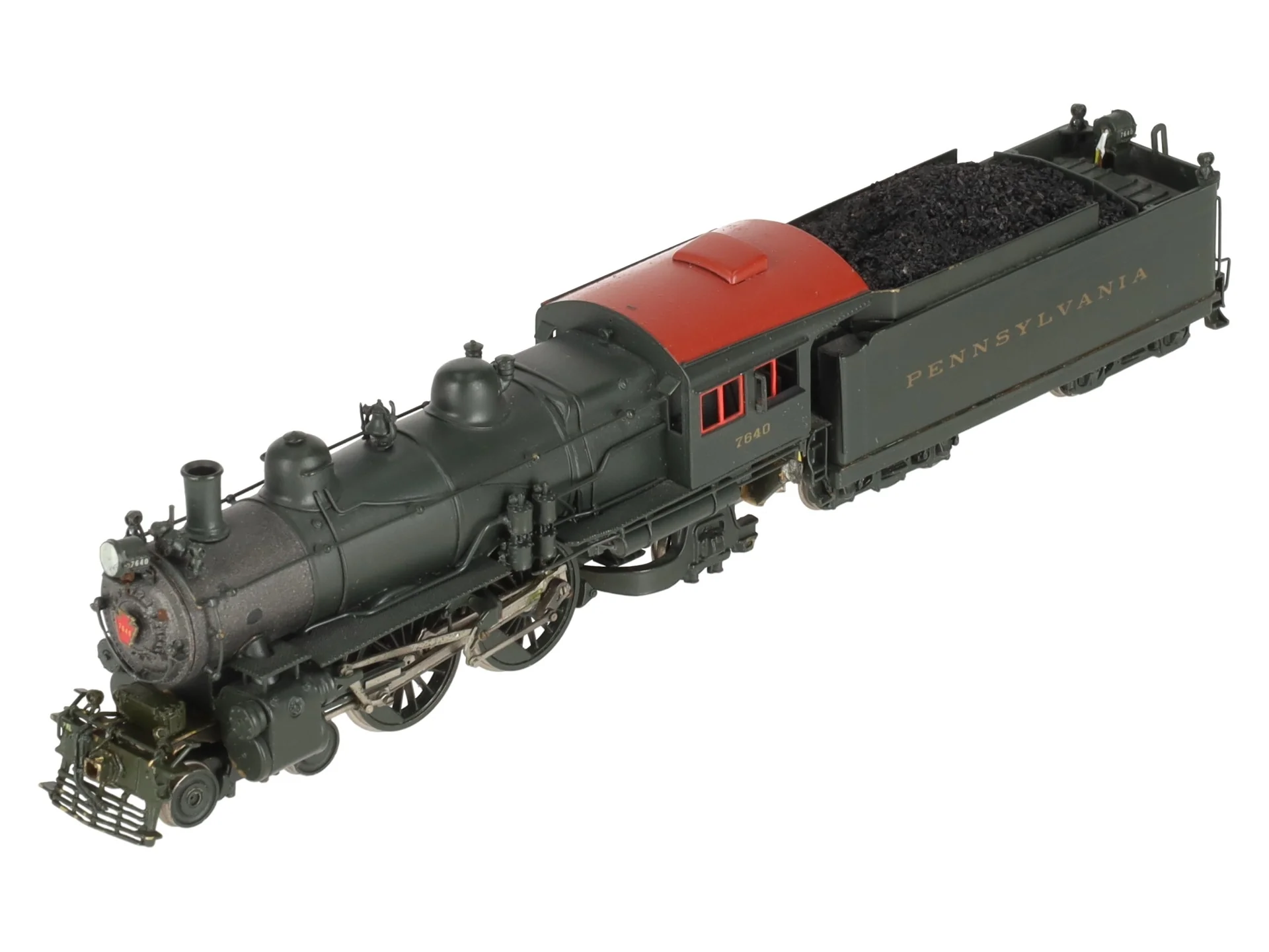 Alco Models HO BRASS PRR E-5 4-4-2 Steam Locomotive & Tender w/ DCC/Box - Image 3
