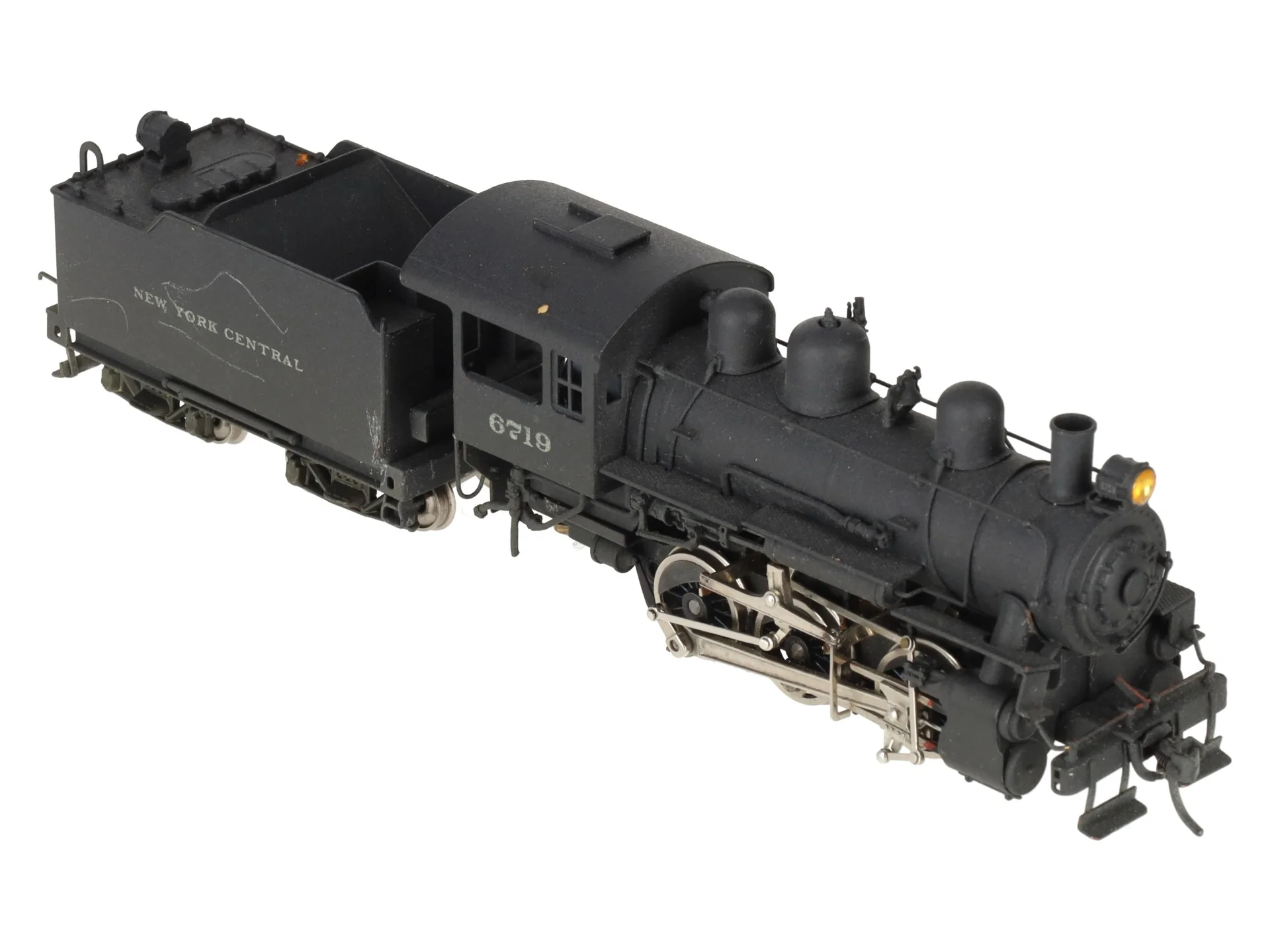 Alco Models HO Scale BRASS NYC B-11 0-6-0 Steam Locomotive & Tender #6719 EX - Image 4
