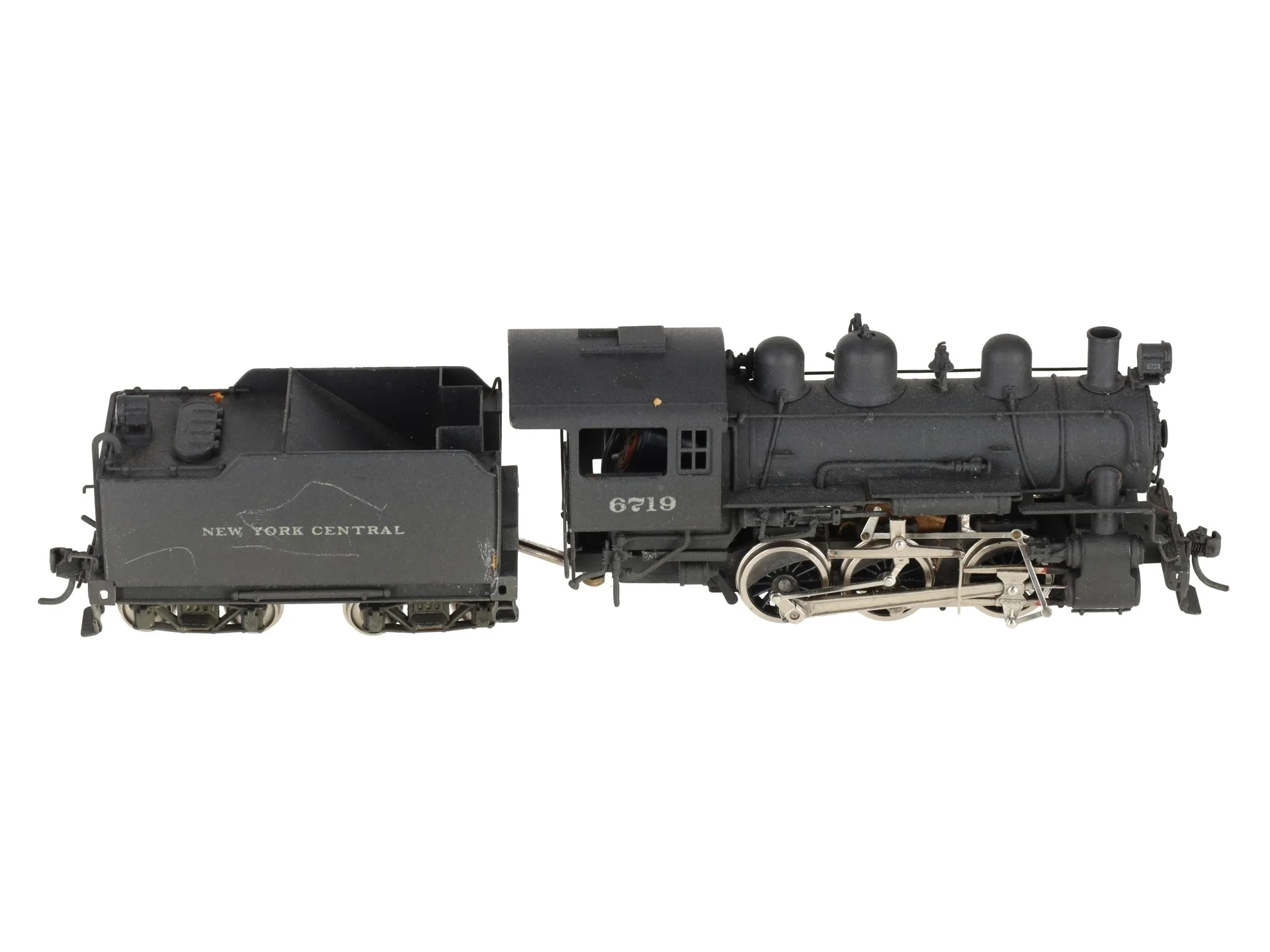 Alco Models HO Scale BRASS NYC B-11 0-6-0 Steam Locomotive & Tender #6719 EX - Image 5