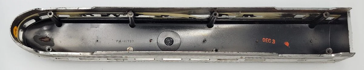 American Flyer 11737 S Scale Chrome Washington Observation Car Shell w/o Stripe - Image 4