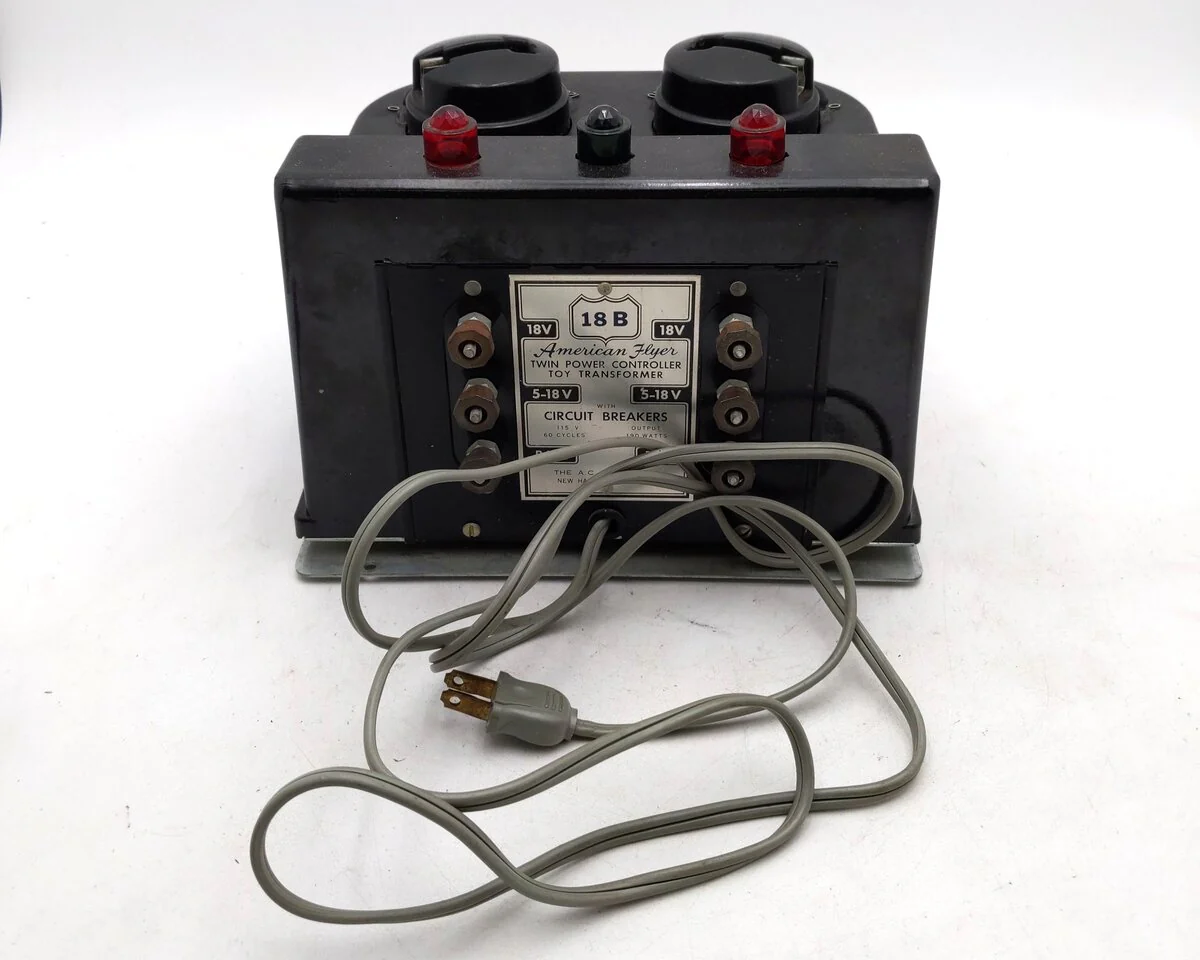 American Flyer 18B Vintage S 190 Watt Transformer - Runs 2 Trains - Image 7