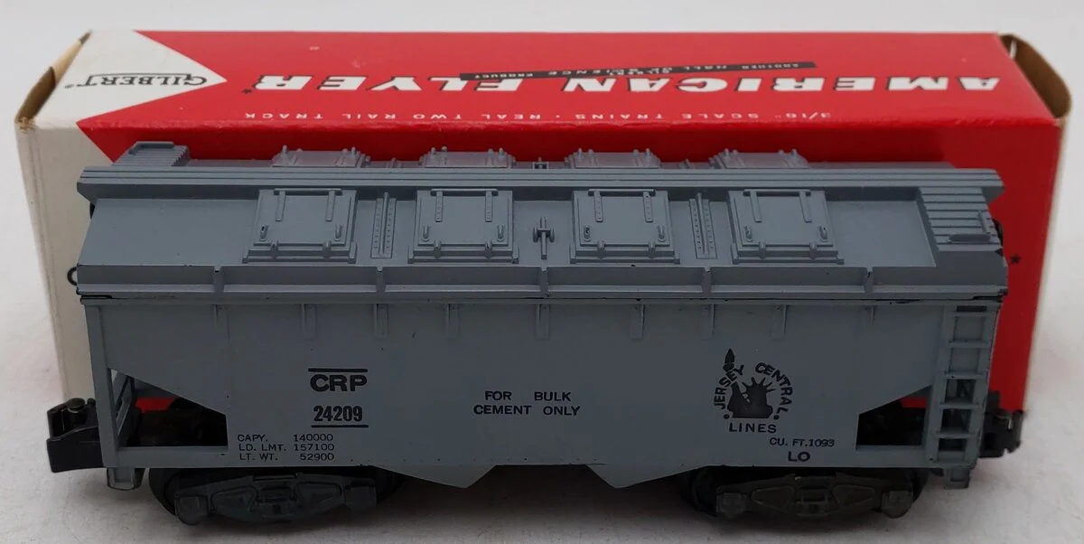 American Flyer 24209 Vintage S Jersey Central Covered Hopper EX/Box