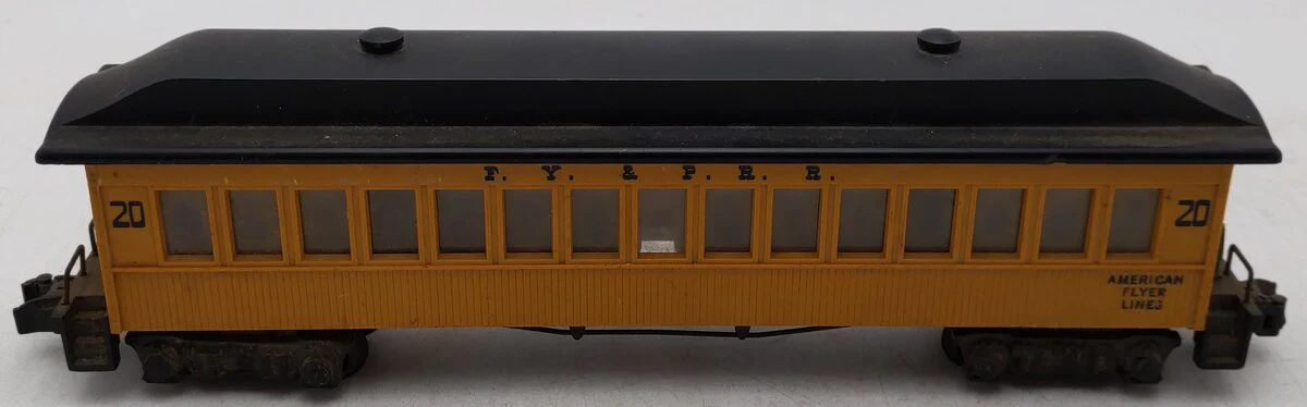 American Flyer 24720 Vintage S F.Y. & P.R.R. Coach Passenger Car EX - Image 2