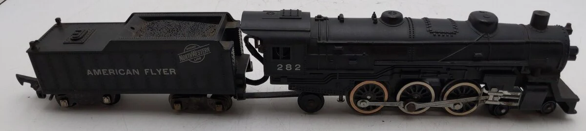 American Flyer 282 Vintage S 4-6-2 Pacific Steam Locomotive & Tender #282 - Image 2