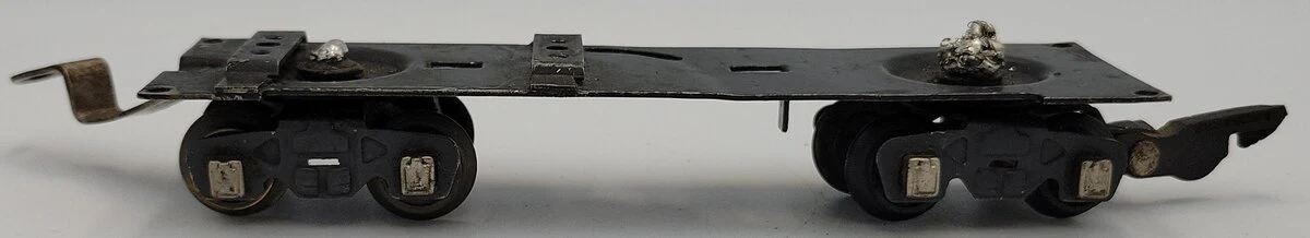 American Flyer 312-10 S Scale PRR K5 Tender Frame with Drawbar & Coupler Trucks
