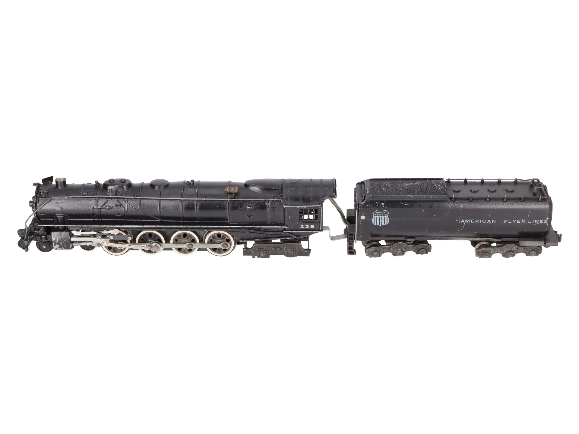 American Flyer 336 S Union Pacific Northern 4-8-4 Steam Locomotive & Tender VG