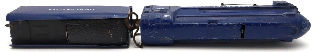 American Flyer 350 Vintage S B&O The Royal Blue 4-6-2 Die-Cast Steam Locomotive VG - Image 3