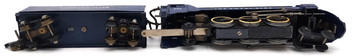 American Flyer 350 Vintage S B&O The Royal Blue 4-6-2 Die-Cast Steam Locomotive VG - Image 4