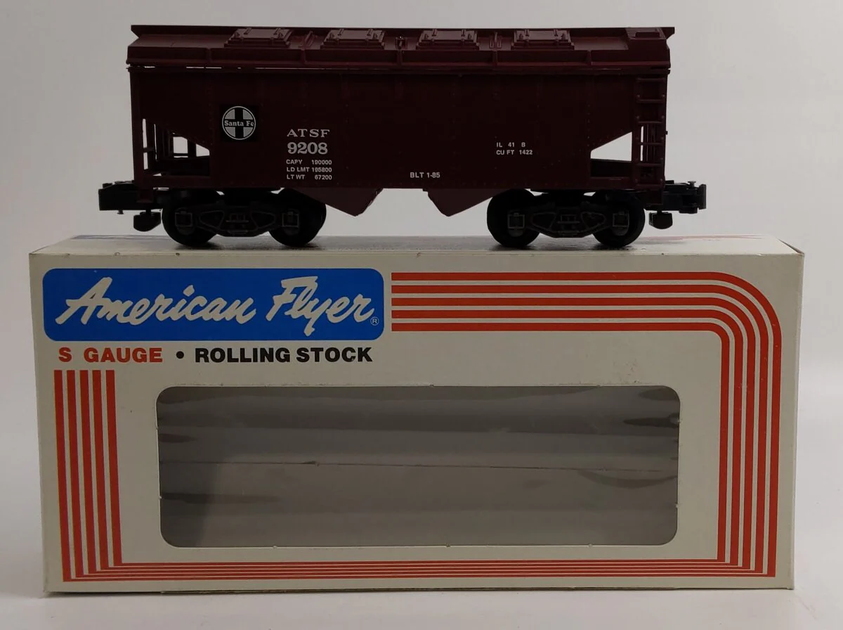 American Flyer 4-9208 S Scale Santa Fe Covered Hopper #9208 LN/Box