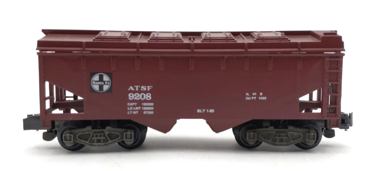 American Flyer 4-9208 S Scale Santa Fe Covered Hopper #9208 LN/Box - Image 4