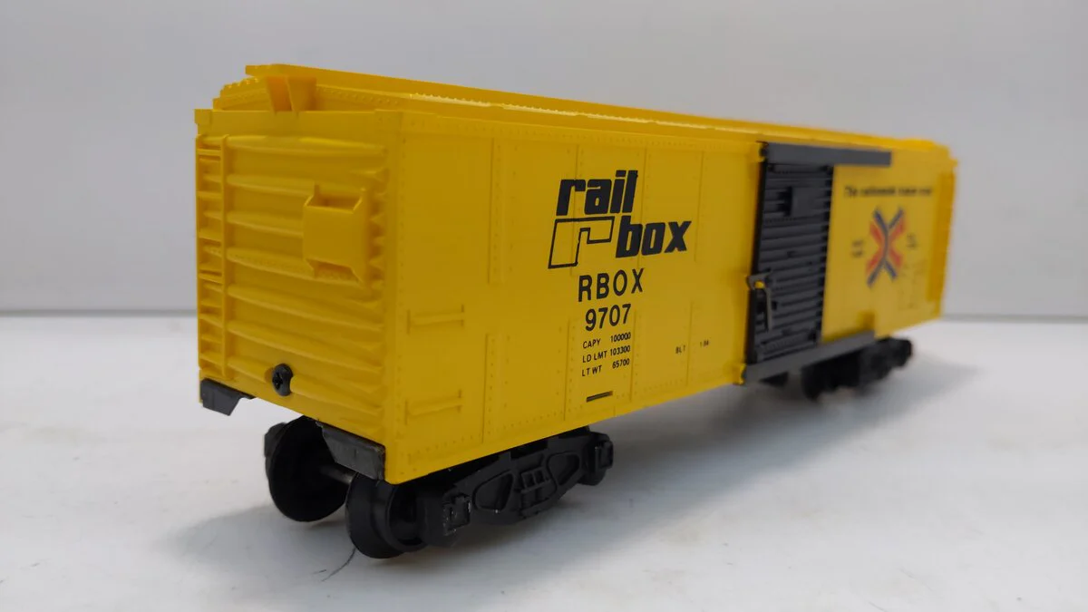 American Flyer 4-9707 S Gauge Railbox Boxcar #9707 LN/Box - Image 3