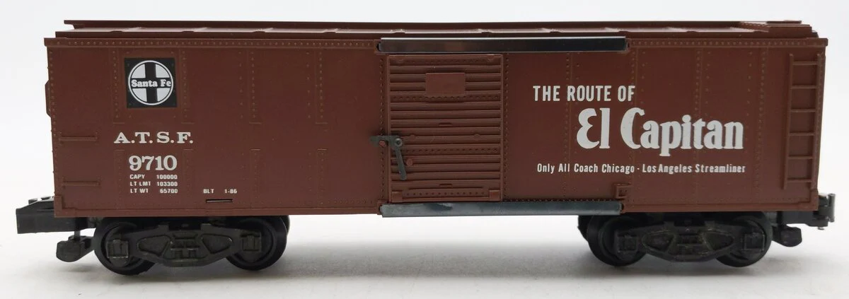 American Flyer 4-9710 S Gauge A.T.S.F. Box Car #9710 EX/Box - Image 2