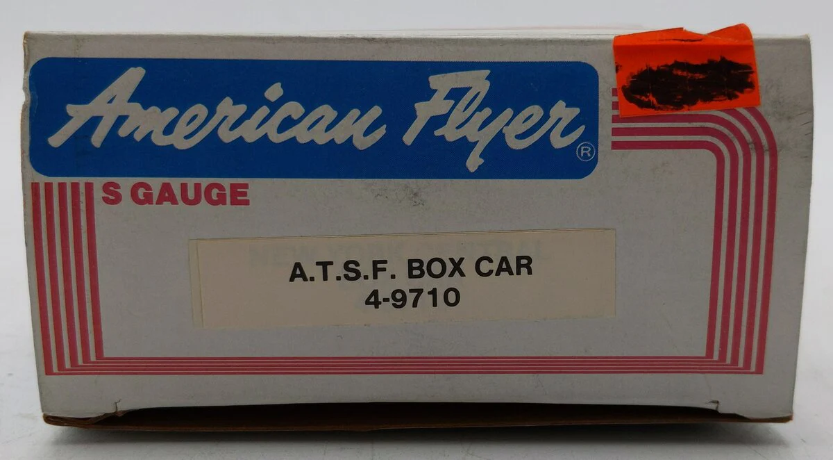 American Flyer 4-9710 S Gauge A.T.S.F. Box Car #9710 EX/Box - Image 5