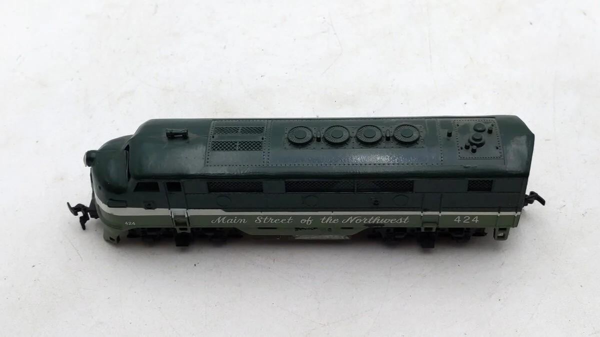 American Flyer 424 HO Scale Northern Pacific F-3A Dummy Diesel Locomotive VG - Image 2