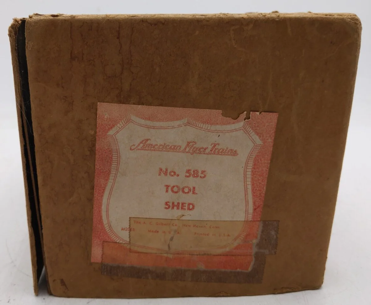 American Flyer 585 Vintage S Tool Shed - Red Roof Version VG/Box - Image 7