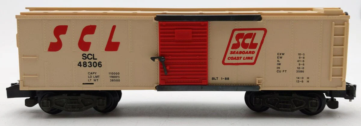 American Flyer 6-48306 S Gauge Seaboard Coastline Boxcar #48306 LN/Box - Image 2