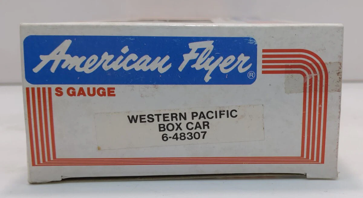 American Flyer 6-48307 S Gauge Western Pacific Boxcar #48307 LN/Box - Image 4