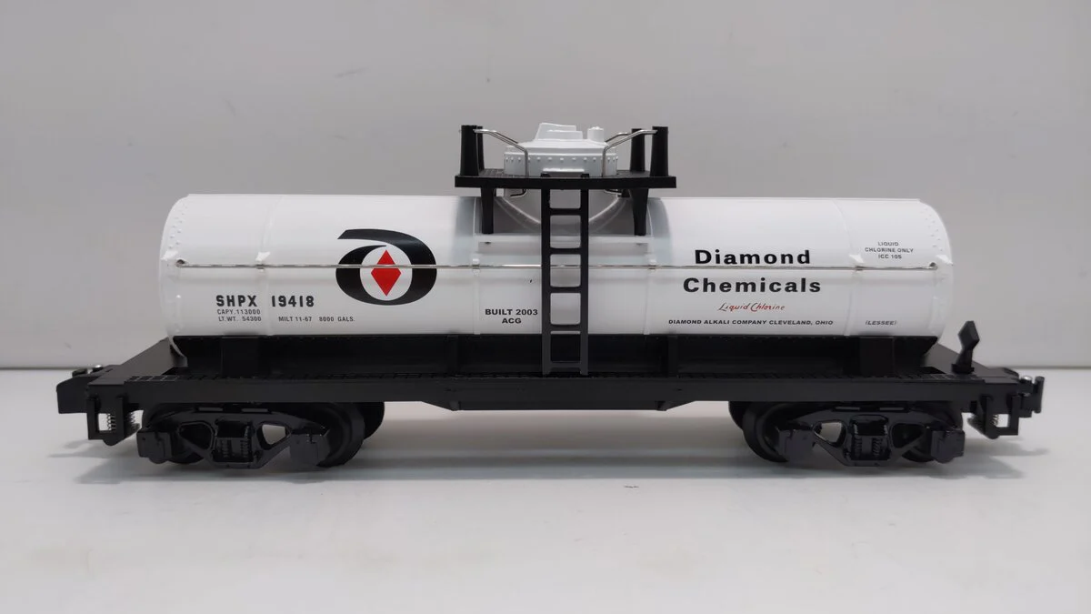 American Flyer 6-48413 S Gauge Diamond Chemicals Single Dome Tank Car EX/Box - Image 2