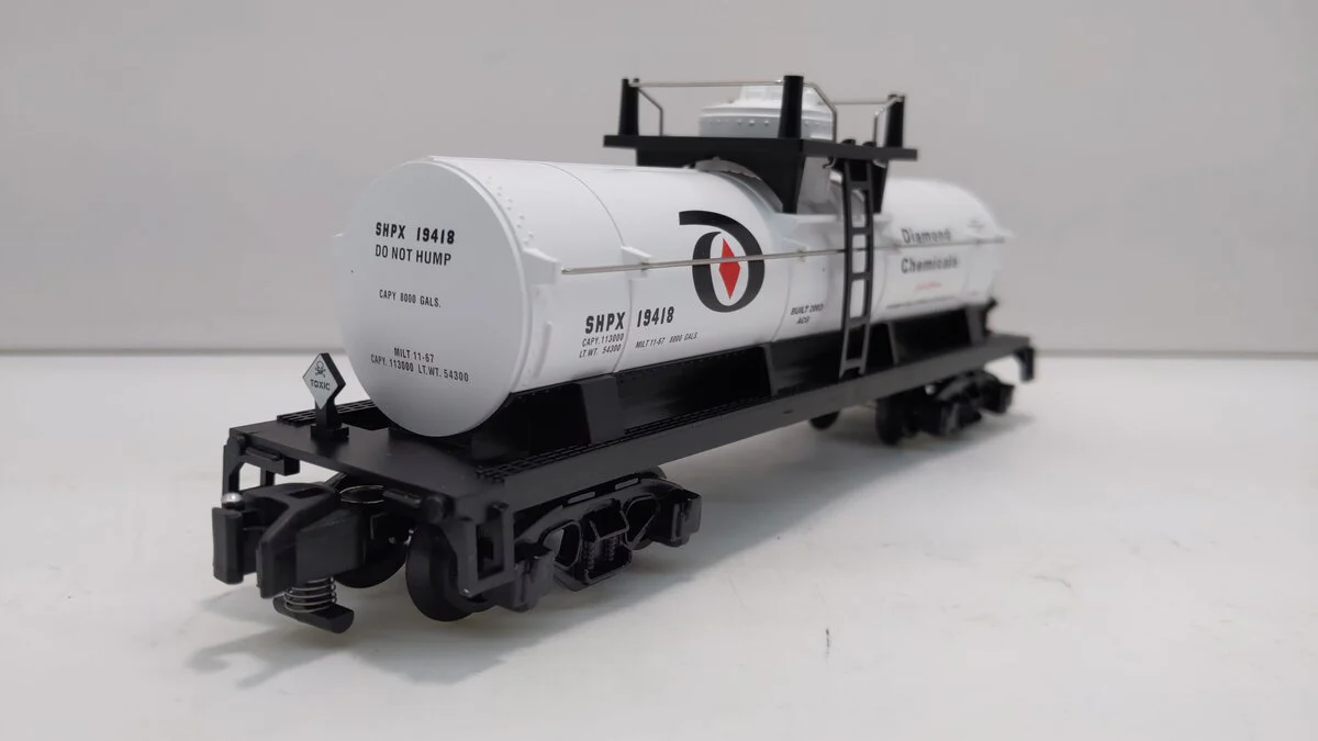 American Flyer 6-48413 S Gauge Diamond Chemicals Single Dome Tank Car EX/Box - Image 3