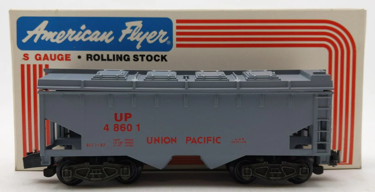 American Flyer 6-48601 S Gauge Union Pacific Covered Hopper #48601 NIB
