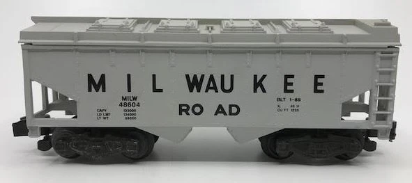 American Flyer 6-48604 S Gauge Milwaukee Road Covered Hopper LN/Box - Image 2