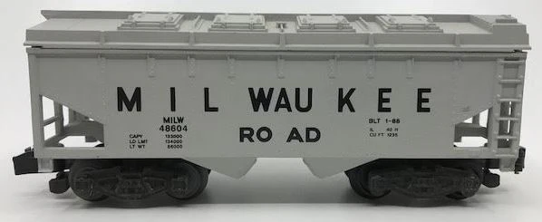 American Flyer 6-48604 S Gauge Milwaukee Road Covered Hopper LN/Box - Image 3