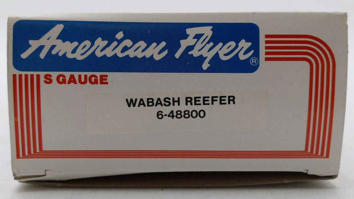 American Flyer 6-48800 S Gauge Wabash Refrigerator Car LN/Box - Image 5
