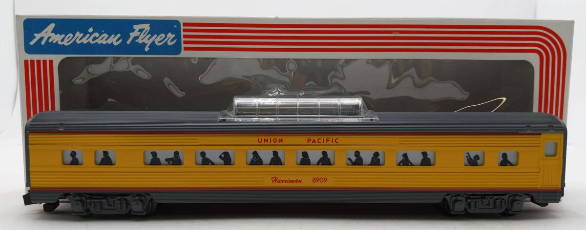 American Flyer 6-48909 S Scale Union Pacific "Harriman" Vista Dome Car #8909 LN/Box