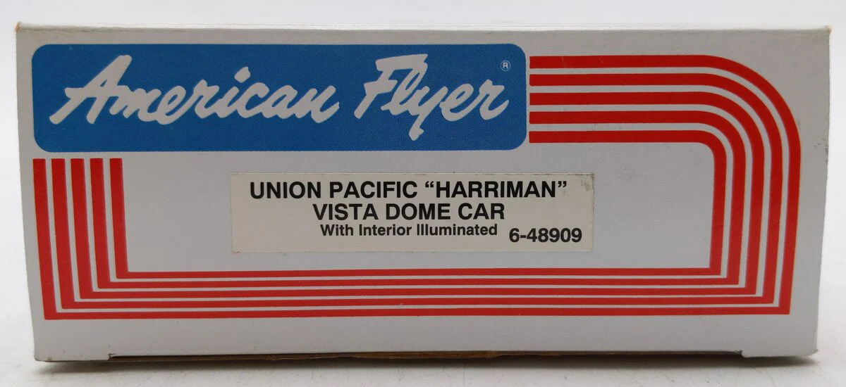 American Flyer 6-48909 S Scale Union Pacific "Harriman" Vista Dome Car #8909 LN/Box - Image 5