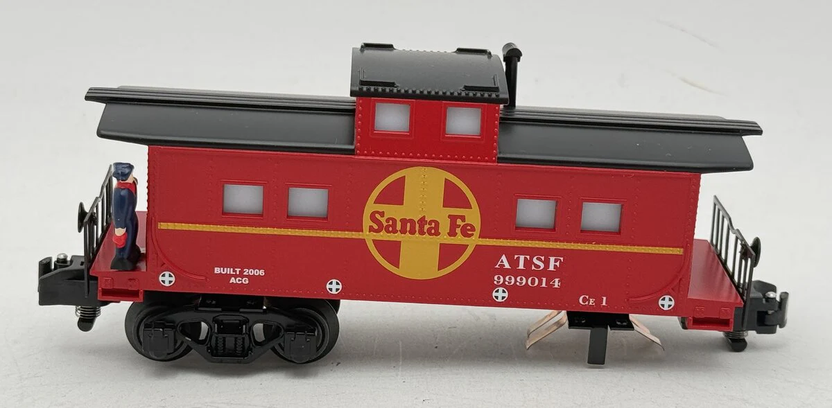 American Flyer 6-49029 S Scale Santa Fe Animated Operating Caboose/Box - Image 2