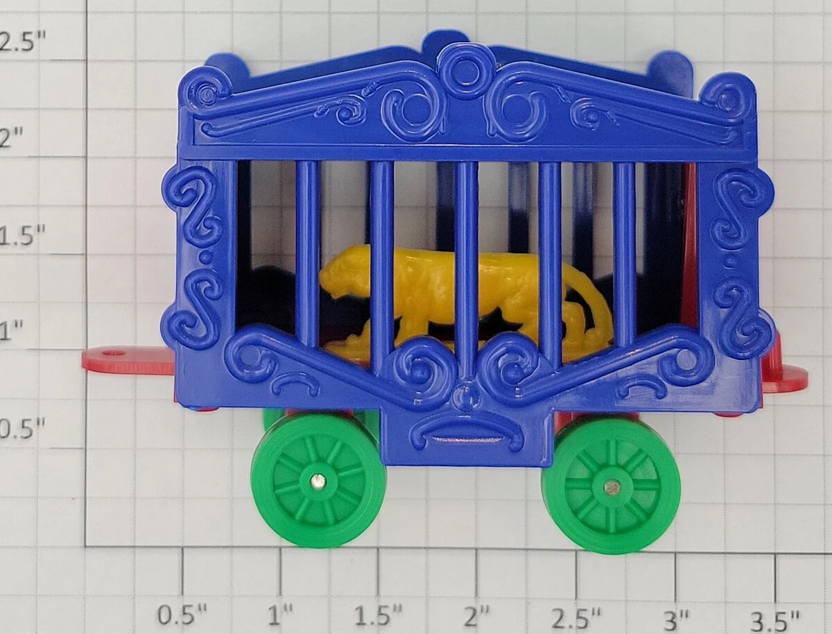 American Flyer 643-PC #643 Allied Circus Cage with Yellow Panther
