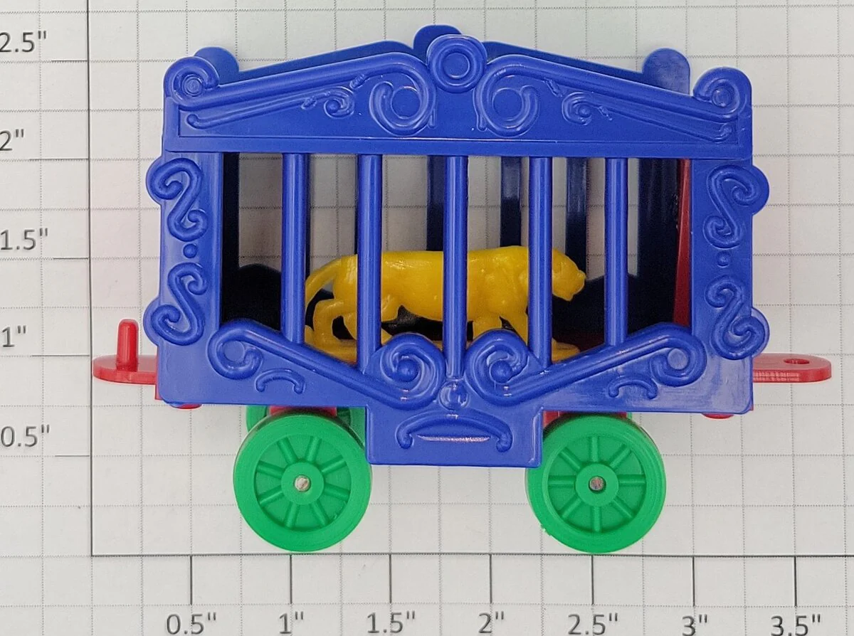 American Flyer 643-PC #643 Allied Circus Cage with Yellow Panther - Image 2