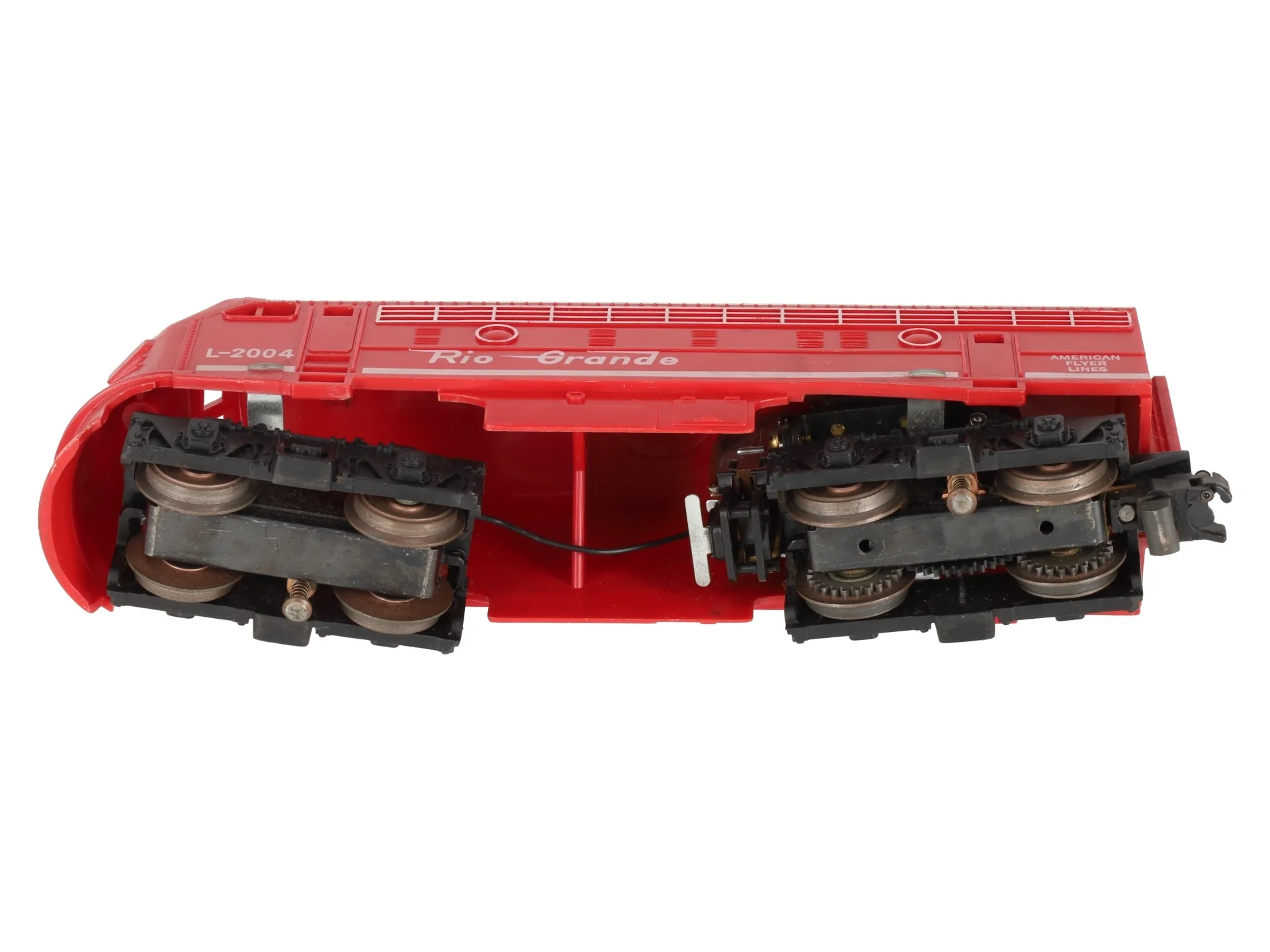 American Flyer L-2004 Vintage S Rio Grande F-9 Diesel Locomotive Engine VG - Image 10