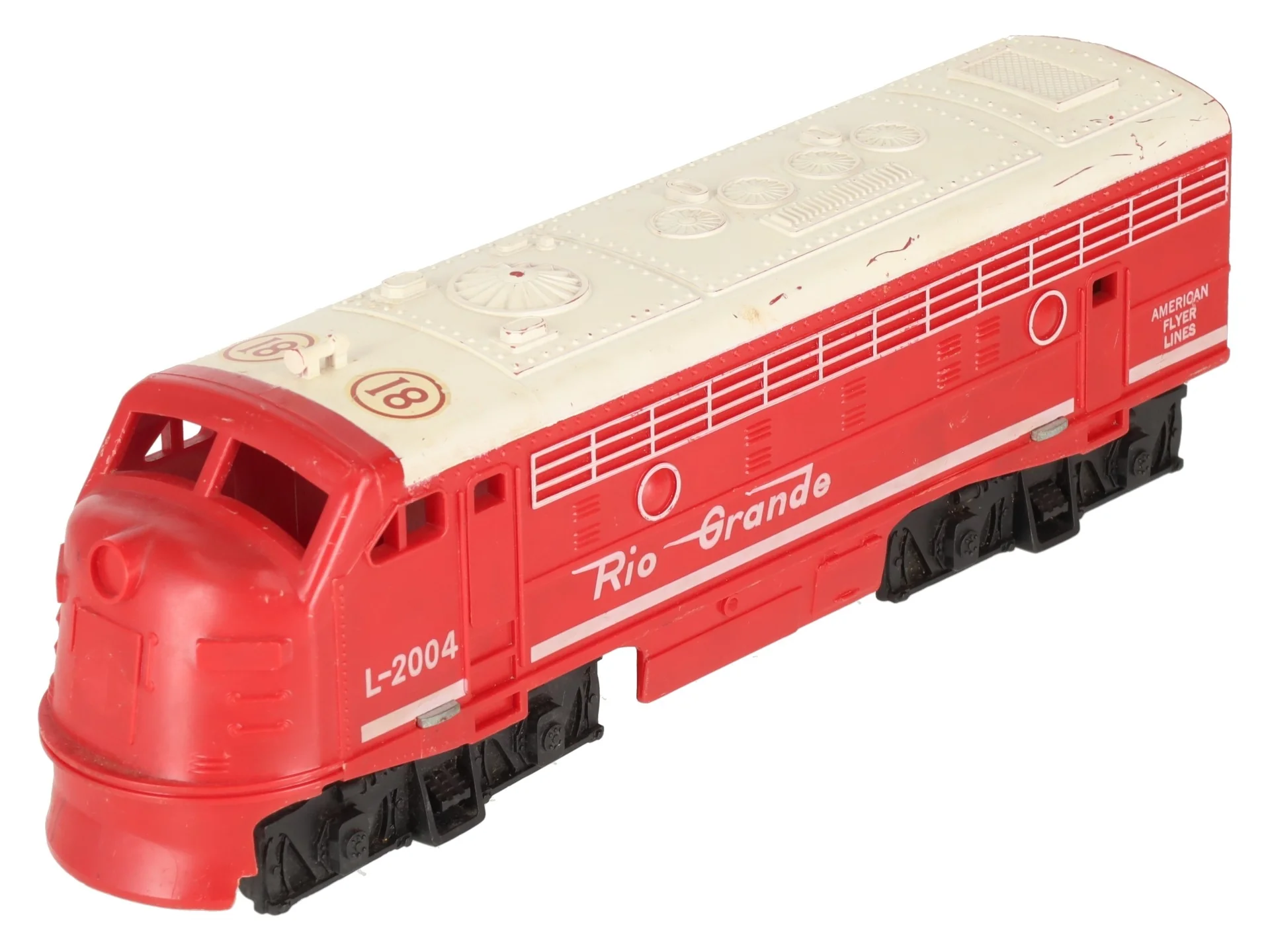 American Flyer L-2004 Vintage S Rio Grande F-9 Diesel Locomotive Engine VG - Image 9
