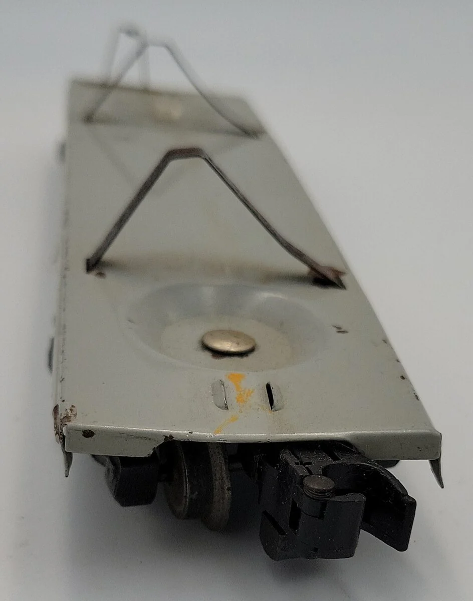 American Flyer PA10086-2 S Girder Flatcar Frame w/Operating Coupler Trucks #609 - Image 4