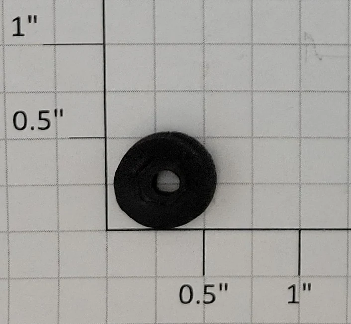 American Flyer PA11664 Tender Mounted Speaker Insulation Plate with Washer - Image 2