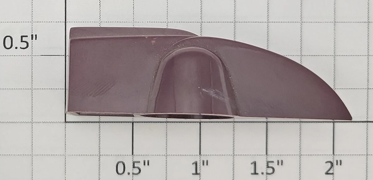 American Flyer PA12A375 Maroon Transformer Knob Without Set Screw - Image 2