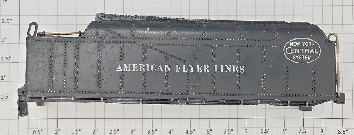 American Flyer PA9312 S Cast New York Central Hudson Tender Shell w/ Broken Step - Image 2